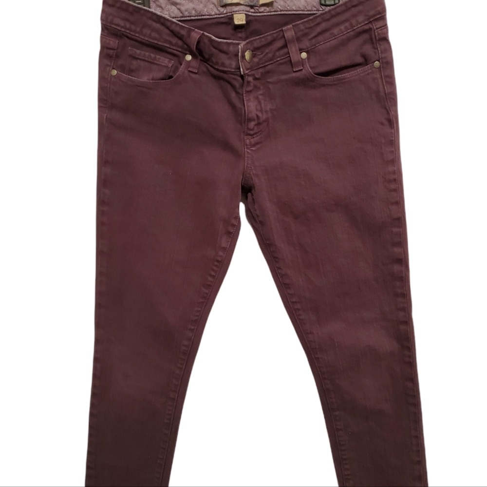 Paige Purple Skyline Denim Jeans